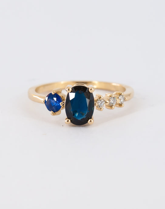 Erin's Sapphire Line Ring